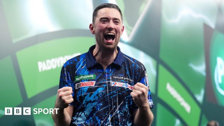 World Darts Championship 2025 results: Luke Humphries survives scare as Michael van Gerwen wins Luke Humphries celebrates his victory over Gabriel Clemens