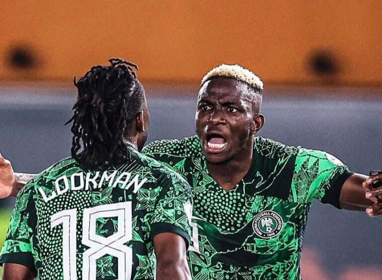 Osimhen Bags Brace As Nigeria Reach quarters