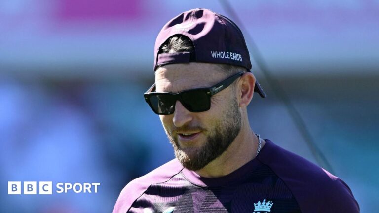 Ashes 2025-26: Brendon McCullum accepts England can improve but says he is not for being told what to do Brendon McCullum looks on