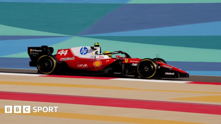 F1 pre-season testing: Lewis Hamilton says new cars are more fun Lewis Hamilton drives the new Ferrari on track in Bahrain