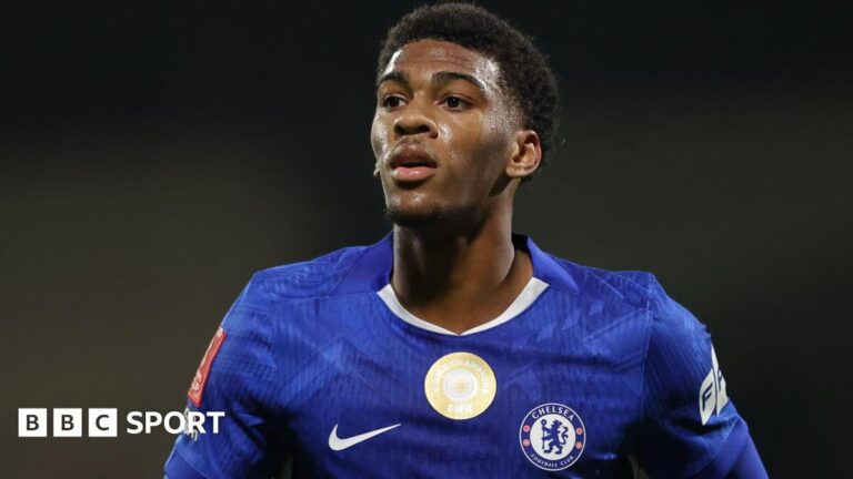 Josh Acheampong: Chelsea reject approaches for 20-year-old defender Josh Acheampong in action for Chelsea against Wrexham in the FA Cup in March 2026