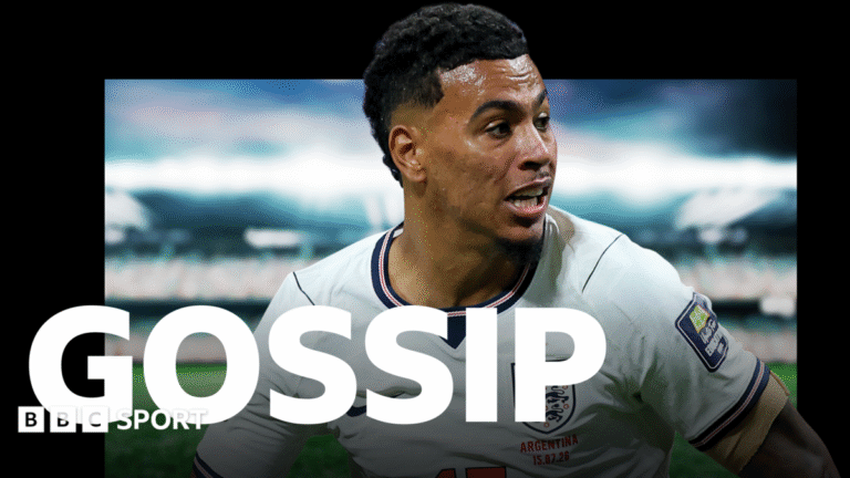 Football gossip: Rogers, Salah, Williams, Olise, Bergvall, Lacroix, Moribo Gossip graphic with a picture of Djed Spence