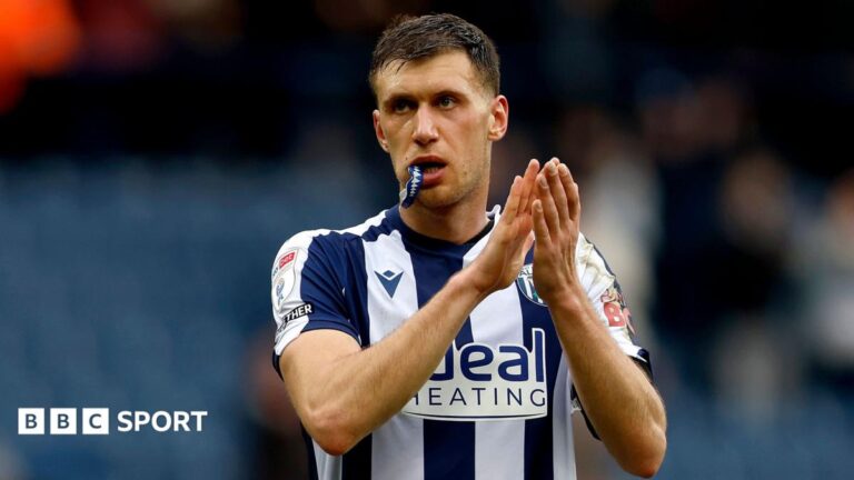 Krystian Bielik during West Brom's game against Coventry City last season.
